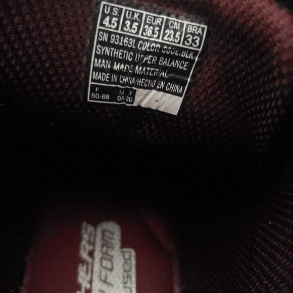 Skechers boots Black color Drawstring size 4.5 big boy - Picture 6 of 6